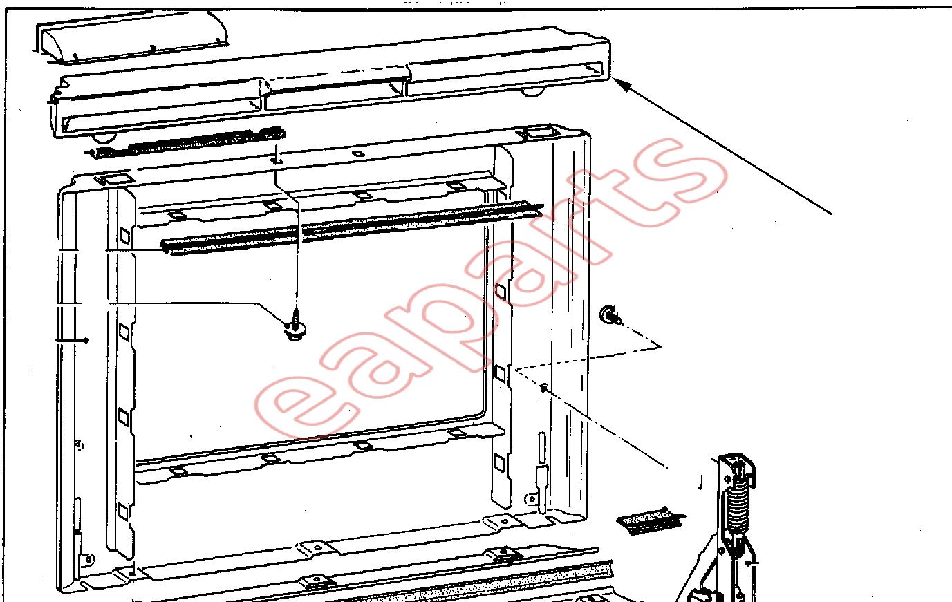 Www Eaparts Gr Oven Door Handle White For Miele Genuine 28714