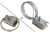 Thermostat K59H2800, 3 contacts -min: +5 / -19°C max:+5 / -31°C capillary: 900mm for refrigerator MIELE / LIEBHEER....