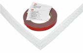 Freezer door seal 58 X 65,5cm with support tape, for LIEBHERR / MIELE genuine
