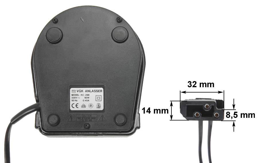 Πεντάλ με καλώδιο ραπτομηχανής ΓΕΝΙΚΗΣ ΧΡΗΣΗΣ