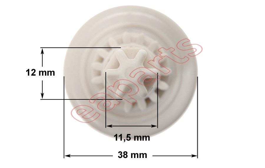 Κόμπλερ πλαστικό μετάδοσης κίνησης στο κάδο μίξερ PHILIPS original