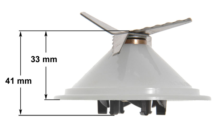 Μαχαίρι με βάση μπλέντερ PHILIPS HR2810 / A original