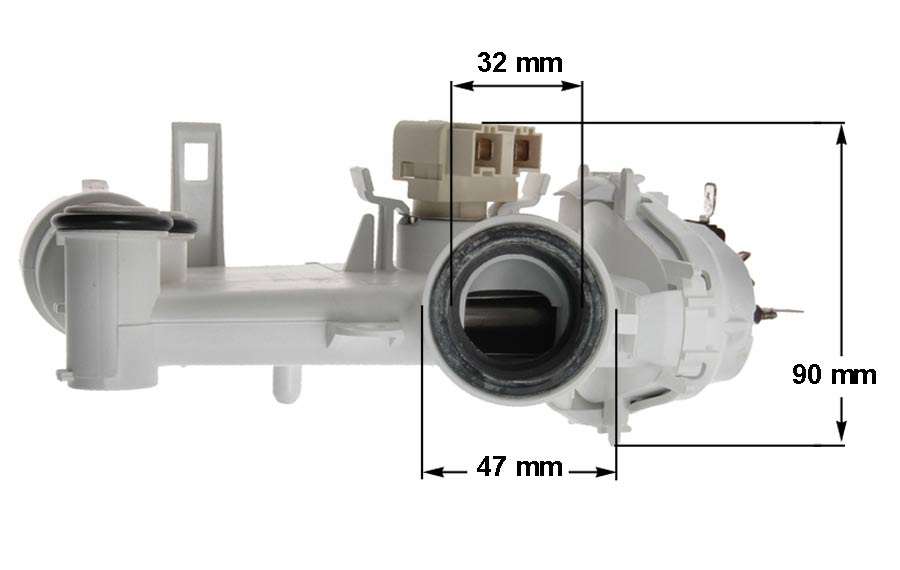 Μπόιλερ με αντίσταση πλυντηρίου πιάτων SIEMENS / PITSOS / BOSCH original