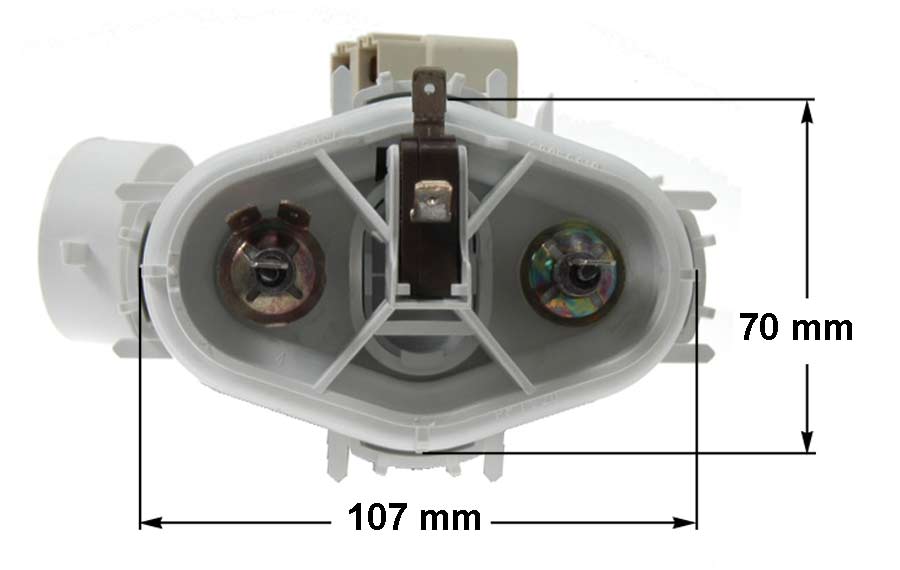 Μπόιλερ με αντίσταση πλυντηρίου πιάτων SIEMENS / PITSOS / BOSCH original