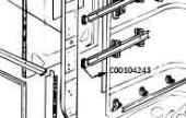 Στοπ σχάρας πλυντηρίου πιάτων ARISTON / INDESIT original