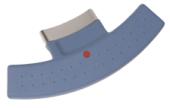 Λαβή μπλε ασφάλισης σκεύους χύτρας ταχύτητος FISSLER MAGIC LINE / COMFORT 8-10lt original