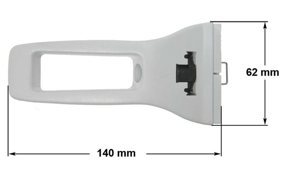 Λαβή λευκή κάτω σκεύους χύτρας ταχύτητος FISSLER CARINA 22cm-6lt original