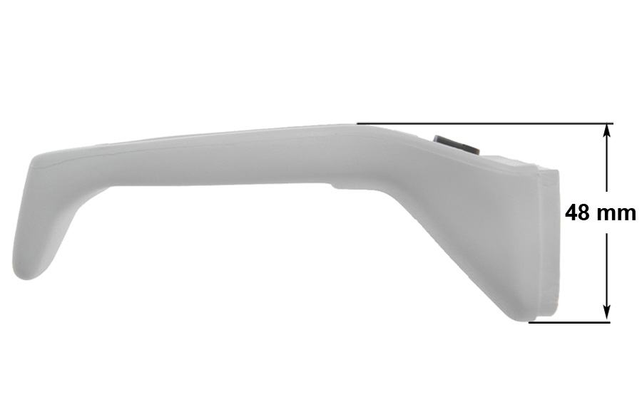 Λαβή λευκή κάτω σκεύους χύτρας ταχύτητος FISSLER CARINA 22cm-6lt original