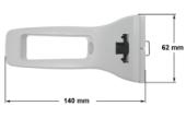 Λαβή λευκή κάτω σκεύους χύτρας ταχύτητος FISSLER CARINA 22cm-6lt original