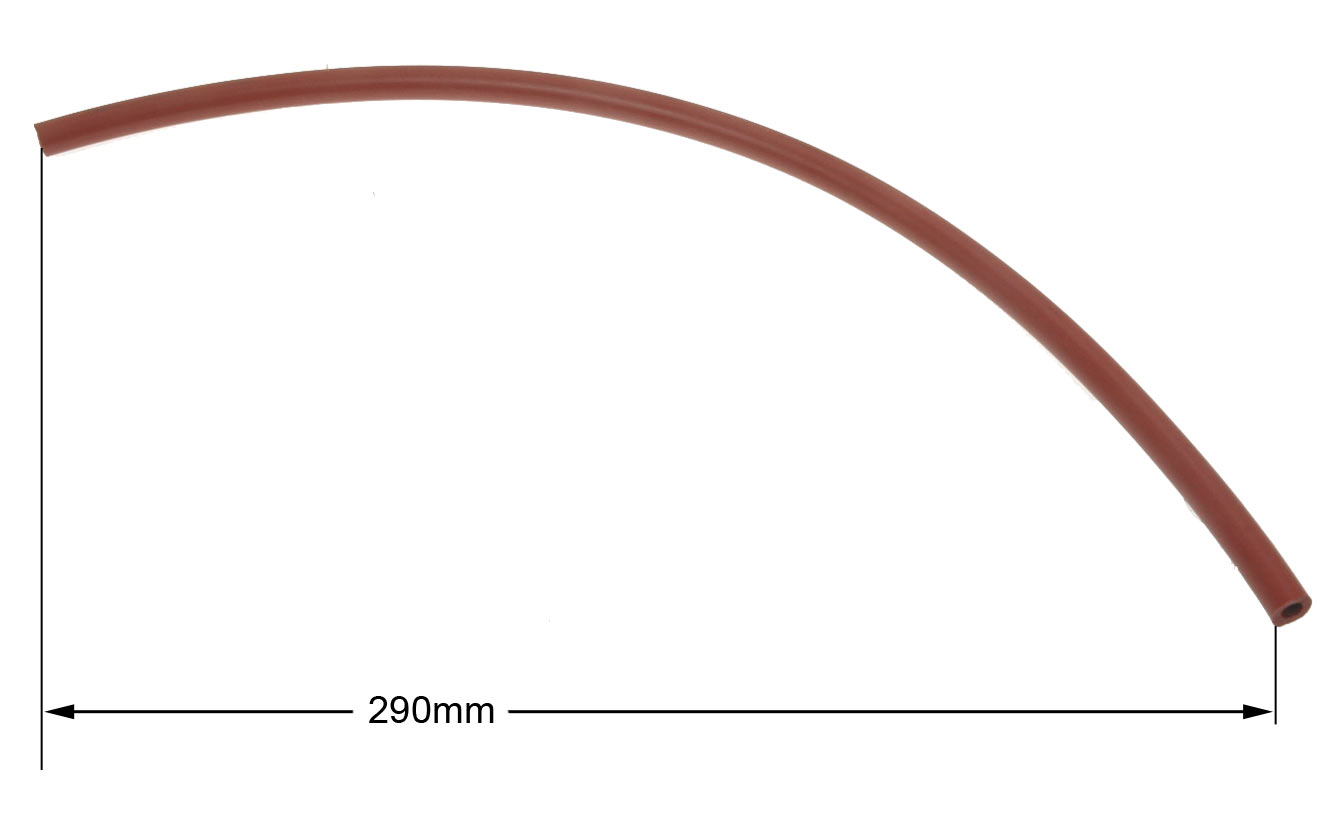 Σωλήνας σιλικόνης, 4 X 8 X 340mm ατμού, ατμοσυστήματος STIRELLA / DELONGHI ...