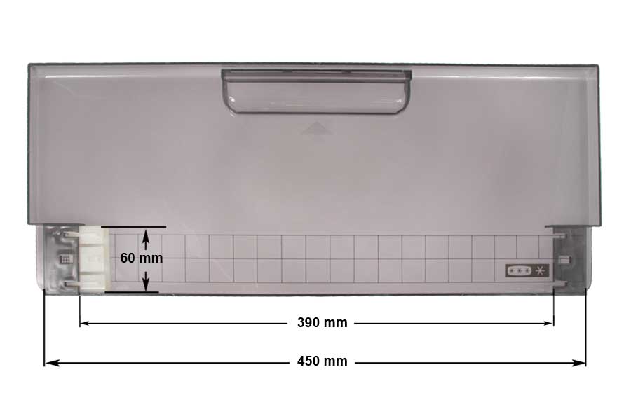 Πορτάκι 480mmX190mm κατάψυξης ψυγείου GORENJE / KORTING original
