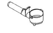 Λαβή portafilter καφετιέρας Simac CP400 original