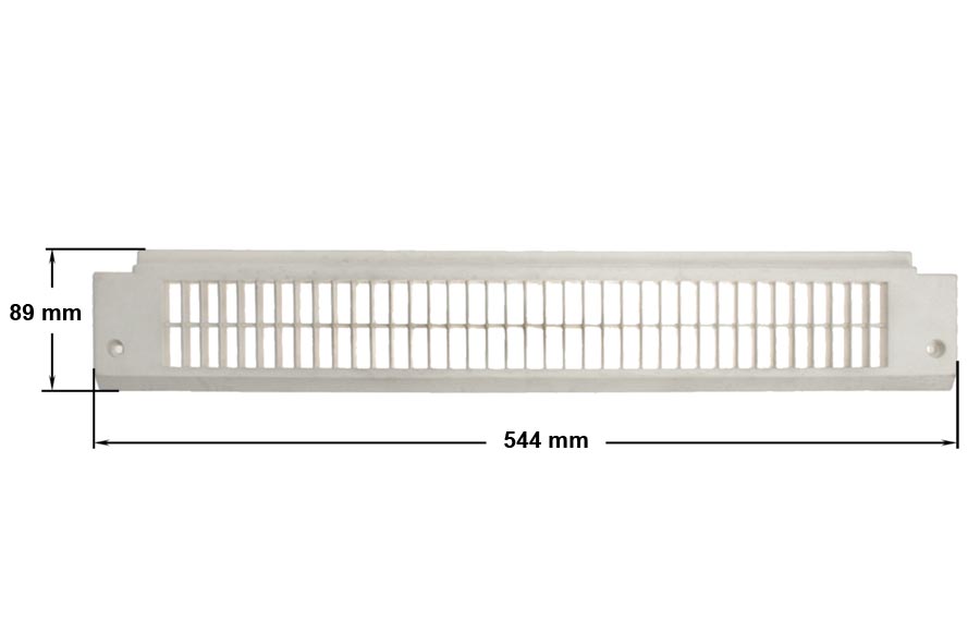 Διακοσμητική μάσκα κάτω ποδιά 54,5cm λευκή, ψυγείου PITSOS original