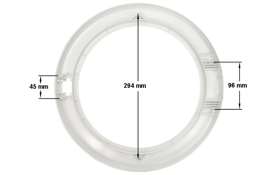 Κορνίζα εξωτερική πόρτας πλυντηρίου ρούχων PITSOS / SIEMENS / BOSCH ... original