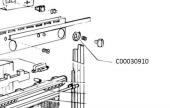 Ροζέτα κουμπιού φούρνου κουζίνας ARISTON / INDESIT original
