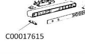 Άνω μεντεσές πόρτας ψυγείου ARISTON / INDESIT original