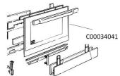 Εξωτερικό κρύσταλλο πόρτας κουζίνας ARISTON / INDESIT original