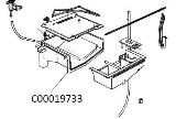 Βάση σαπουνοθήκης πλυντηρίου ρούχων ARISTON / INDESIT original