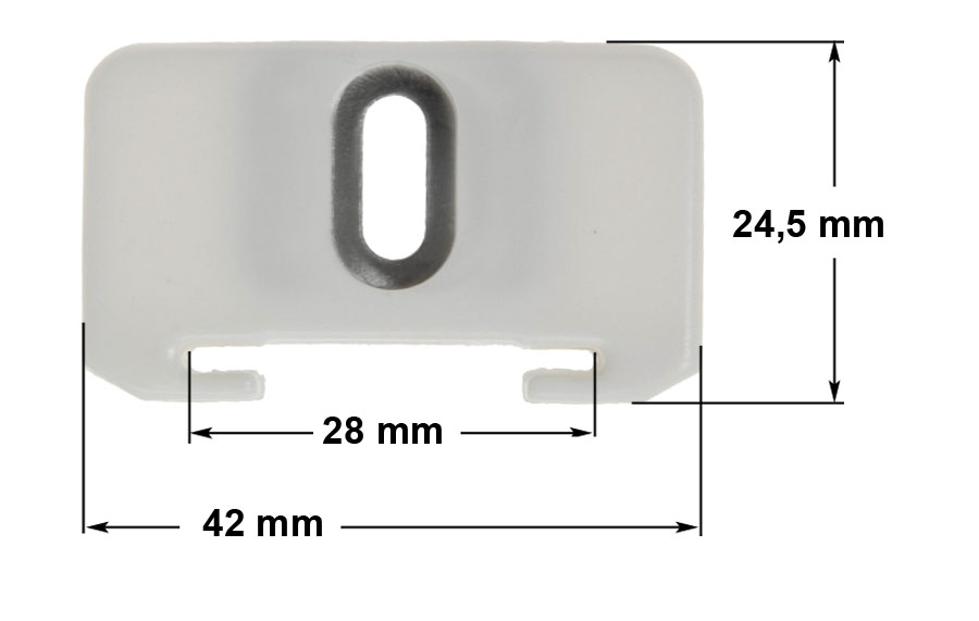 Βάση οδηγός ράγας μεντεσέ εντοιχισμού ψυγείου MIELE original
