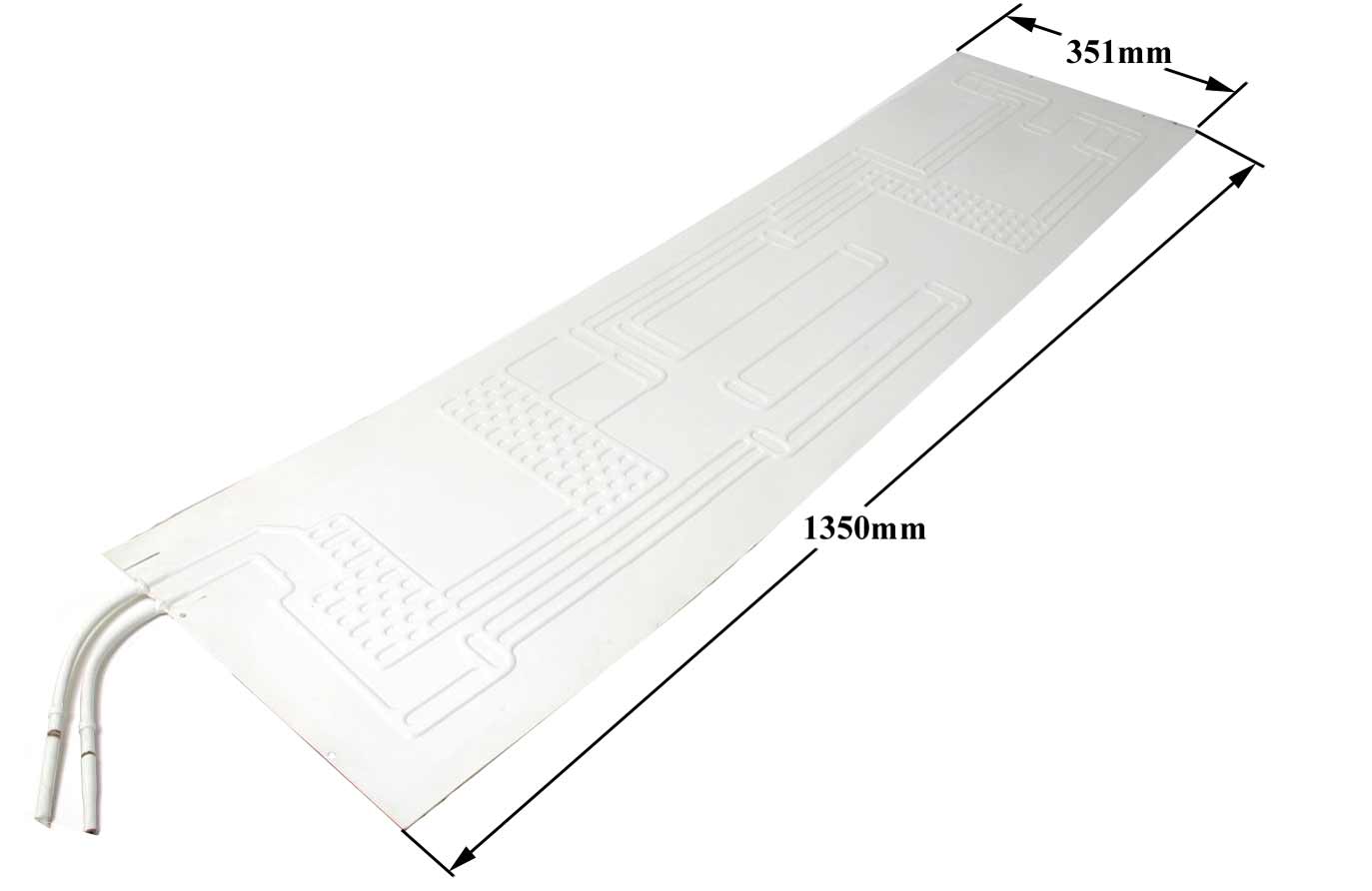 Εξατμιστής παγολεκάνη ψυγείου 135cmX35cm χωρίς τριχοειδή σωλήνα ΓΕΝΙΚΗΣ ΧΡΗΣΗΣ