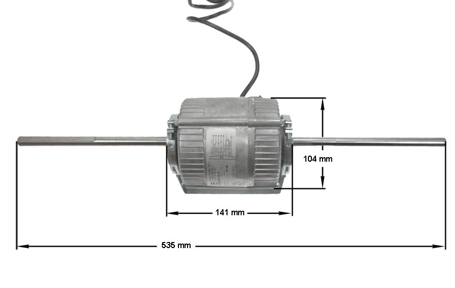 Μοτέρ διαξονικό 220Volt 110 / 300Watt 1110 στρ / λεπτό 3 ταχ.ανεμιστήρα κλιματιστικού ΓΕΝΙΚΗΣ ΧΡΗΣΗΣ