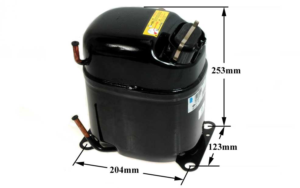 Συμπιεστής ψυκτικού κυκλώματος, LUNITE CAJ4461Y 220volt 1 / 2HP, R134 high - υψηλών πιέσεων
