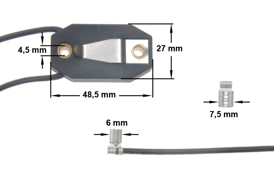 Ρελέ ηλεκτρονικό SUPCO συμπιεστή οικιακού ψυγείου 1 / 12 έως 1 / 2ΗΡ 220volt