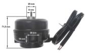 Μοτέρ 0,2A, 220volt, 4 / 44watt, 1550 rpm, αριστερόστροφο, ψυγείου Αμερικάνικου Τύπου