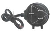 Μοτέρ 0,2A, 220volt, 4 / 44watt, 1550 rpm, αριστερόστροφο, ψυγείου Αμερικάνικου Τύπου