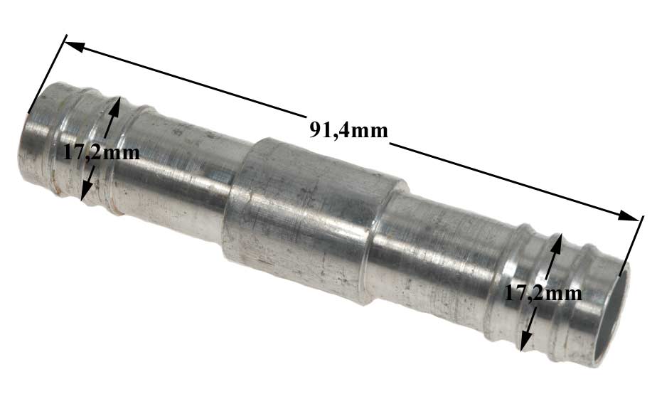Σύνδεσμος A / C αυτοκινήτου με άκρα Φ12mm X Φ12mm σωλήνα