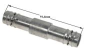 Σύνδεσμος A / C αυτοκινήτου με άκρα Φ12mm X Φ12mm σωλήνα