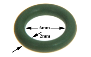 Λαστιχάκι O-Ring Φ5 για στεγανοποίηση συνδέσεων ψυκτικού κυκλώματος αυτοκινήτου