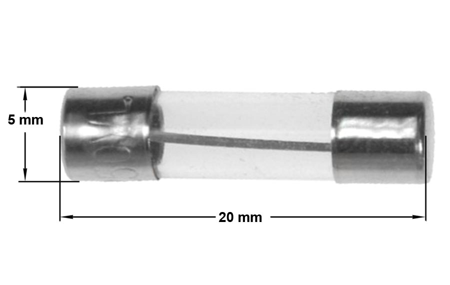 Ασφάλεια γυάλινη μικρή 5 X 20mm - 10 Ampere 