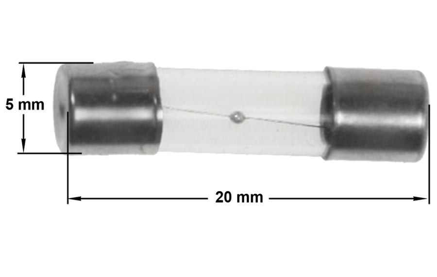 Ασφάλεια γυάλινη μικρή 5 X 20mm - 3,5 Ampere 