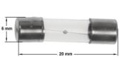 Ασφάλεια γυάλινη μικρή 5 X 20mm - 3,5 Ampere 