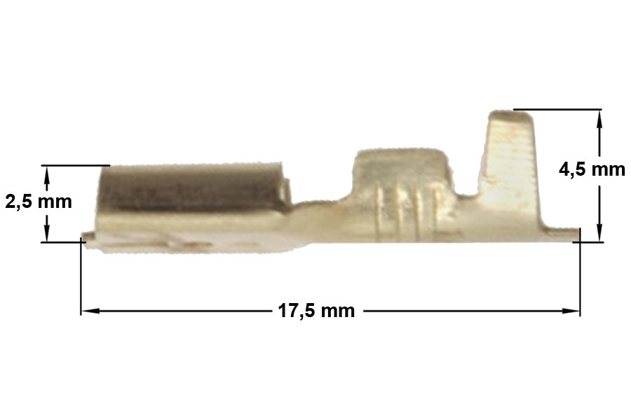 Ακροδέκτης συρταρωτός θηλυκός 5mm