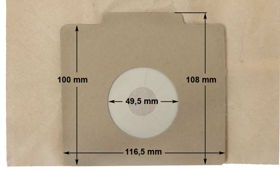Σακούλα σετ 5 τεμαχίων & 1 φίλτρο σκούπας ROHNSON R192.. 