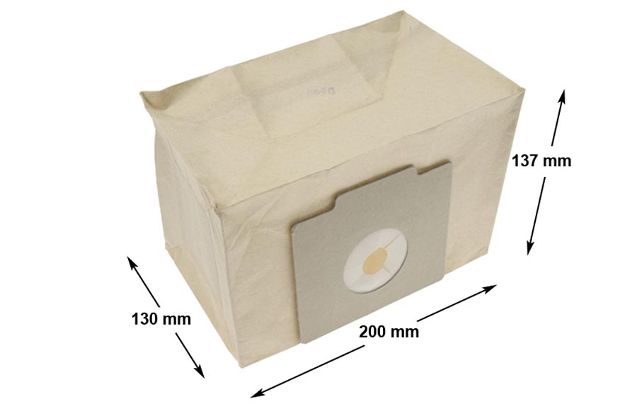 Σακούλα σετ 5 τεμαχίων & 1 φίλτρο σκούπας ROHNSON R192.. 