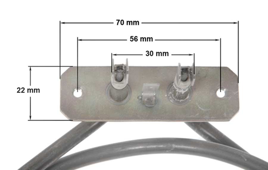 Αντίσταση 2100 watt, 220volt αερόθερμη, φούρνου κουζίνας ELCO ....