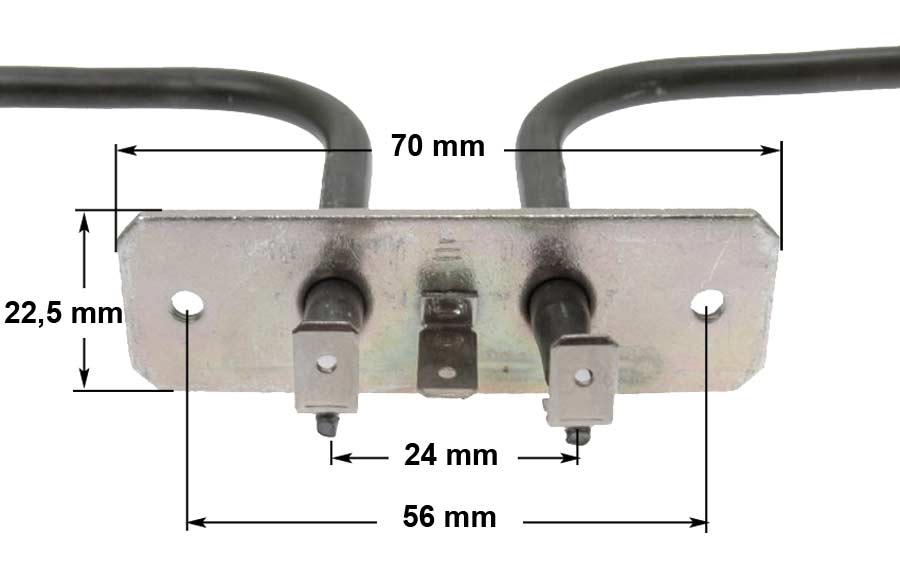 Αντίσταση 1400watt, 220v κάτω φούρνου κουζίνας WHIRLPOOL / DELONGHI / KUPERSBUSH