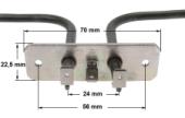 Αντίσταση 1400watt, 220v κάτω φούρνου κουζίνας WHIRLPOOL / DELONGHI / KUPERSBUSH