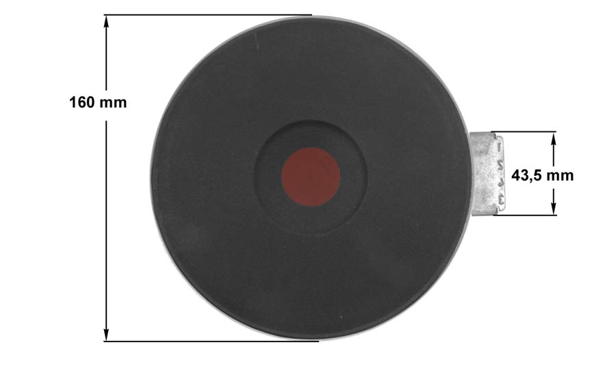 Εστία κουζίνας, ταχεία 1500watt Φ145 D160mm μεγάλο προφίλ 9mm, 220volt