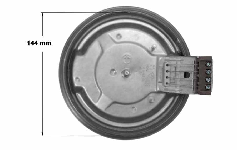 Εστία κουζίνας, ταχεία 1500watt Φ145 D160mm μεγάλο προφίλ 9mm, 220volt