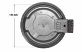 Εστία κουζίνας, ταχεία 1500watt Φ145 D160mm μεγάλο προφίλ 9mm, 220volt