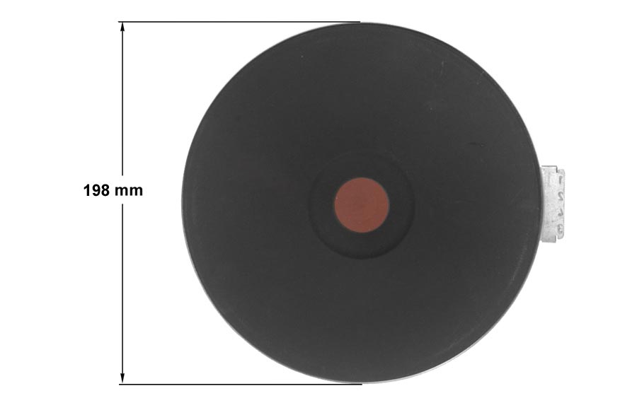 Εστία κουζίνας, ταχεία Φ180 D198mm 2000watt μεγάλο προφίλ 9mm, 220volt