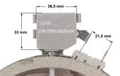 Εστία κεραμική, 1200watt, 220volt, Φ165mm με 4 άκρα 