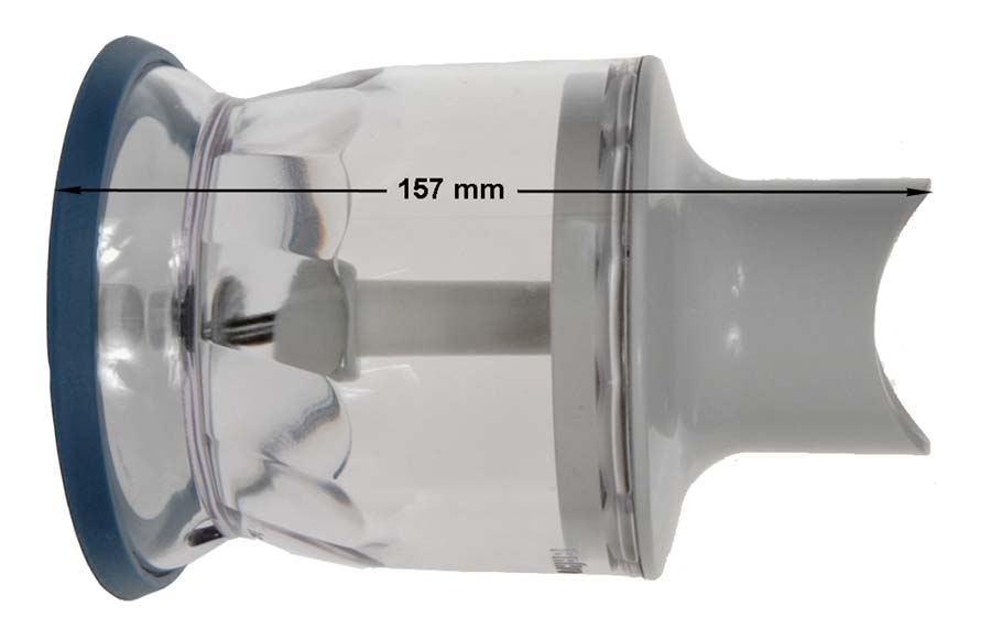 Μπώλ κομπλέ 350ml - 2 καμπυλώσεις μίξερ χειρός BRAUN 4191 original