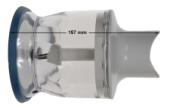 Μπώλ κομπλέ 350ml - 2 καμπυλώσεις μίξερ χειρός BRAUN 4191 original