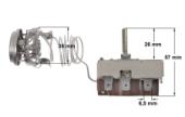 Θερμοστατικός διακόπτης νέου τύπου αυτόματης εστίας κουζίνας ΓΕΝΙΚΗΣ ΧΡΗΣΗΣ
