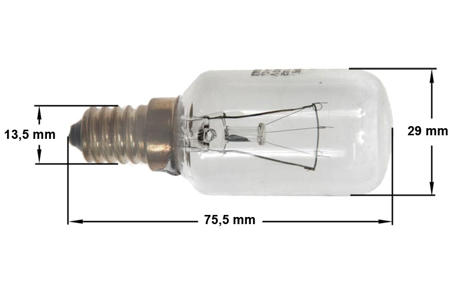 Λαμπτήρας 220volt, 40watt, E14, 300<sup>o</sup>C φούρνου κουζίνας AEG ...